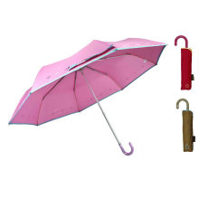 Piping Print Compact Light Light Umbrella (YS-3FM21083945R)